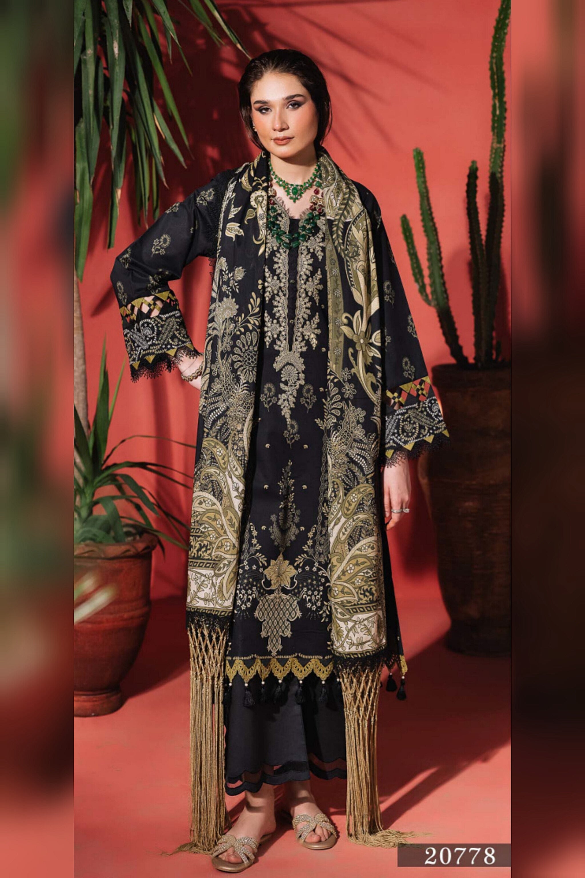 Saukeen URBANE EMBROIDERED LAWN COLLECTION SUMMER 25