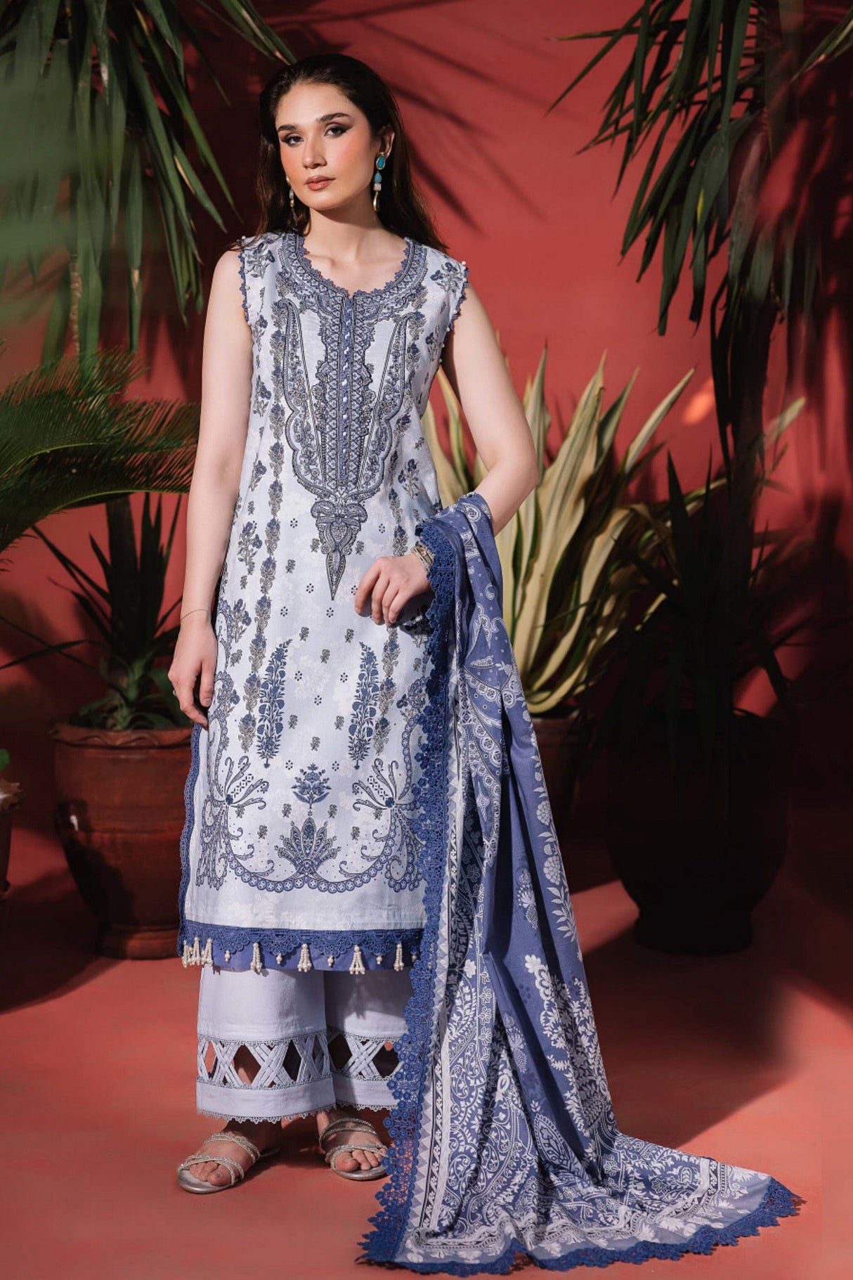 Saukeen URBANE EMBROIDERED LAWN COLLECTION SUMMER 25