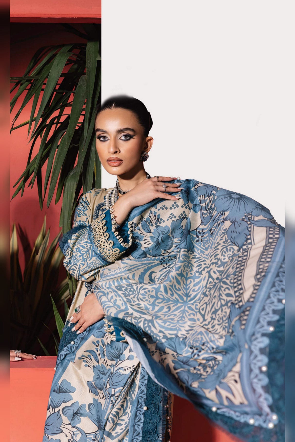 Saukeen URBANE EMBROIDERED LAWN COLLECTION SUMMER 25